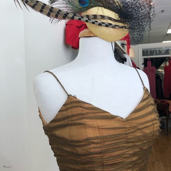 Gold Dress - custom made or off the hanger - Picture 3 of 6